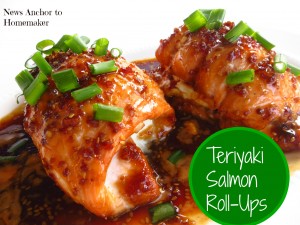 Teriyaki Salmon Roll-Ups