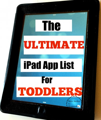 IPAD APP LIST FOR TODDLERS
