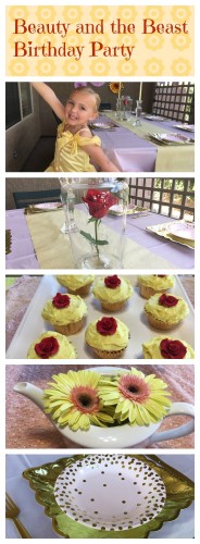 beauty and the beast birthday party be our guest themed birthday