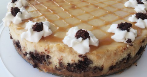 caramel brownie cheesecake recipe christmas thanksgiving special occasion dinner party dessert idea
