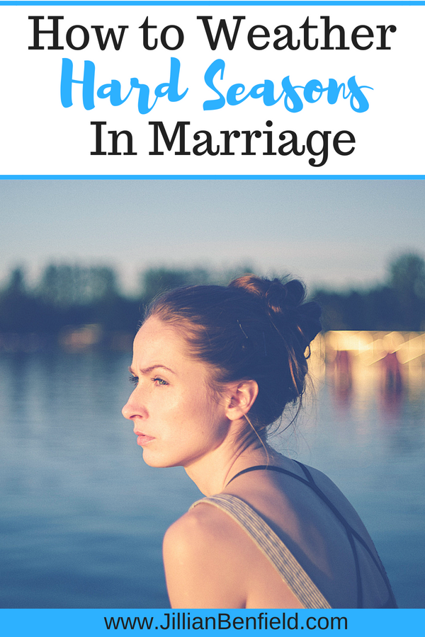 How to weather hard seasons in marriage. #marriage #relationships #faith
